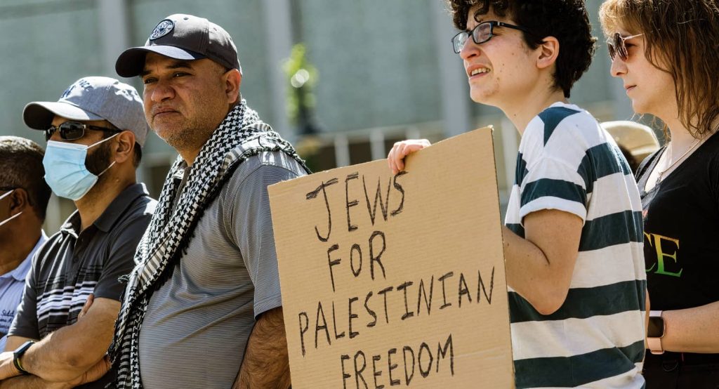 Pro-Palestine protest in Reno, US. Photo credit: Ty O'Neil / SOPA Images/Sipa USA via Reuters Connect