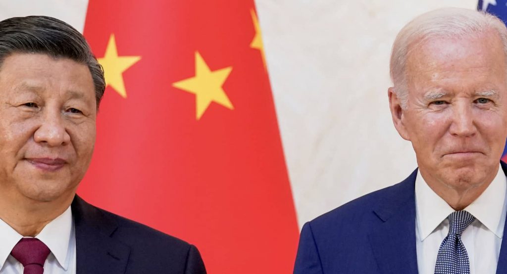 US President Joe Biden meets with Chinese President Xi Jinping on the sidelines of the G20 leaders' summit in Bali, Indonesia, November 14, 2022. Photo credit: REUTERS