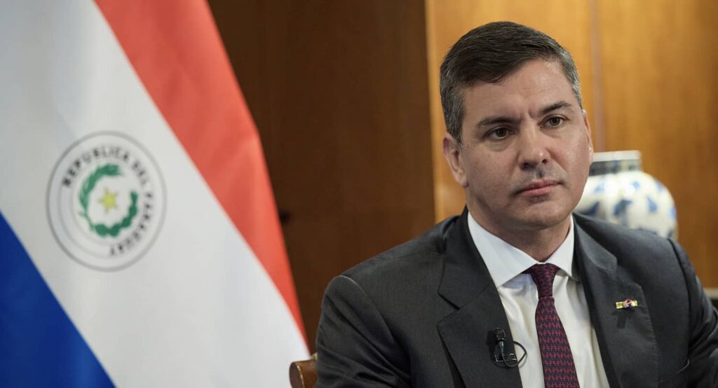 President of Paraguay Santiago Peña. Photo credit: Jesús Hellín / Europa Press via Reuters Connect.