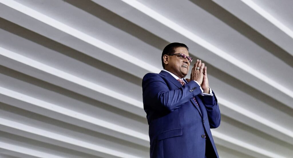 Suriname's President Chan Santokhi. Photo credit: REUTERS/Ueslei Marcelino.