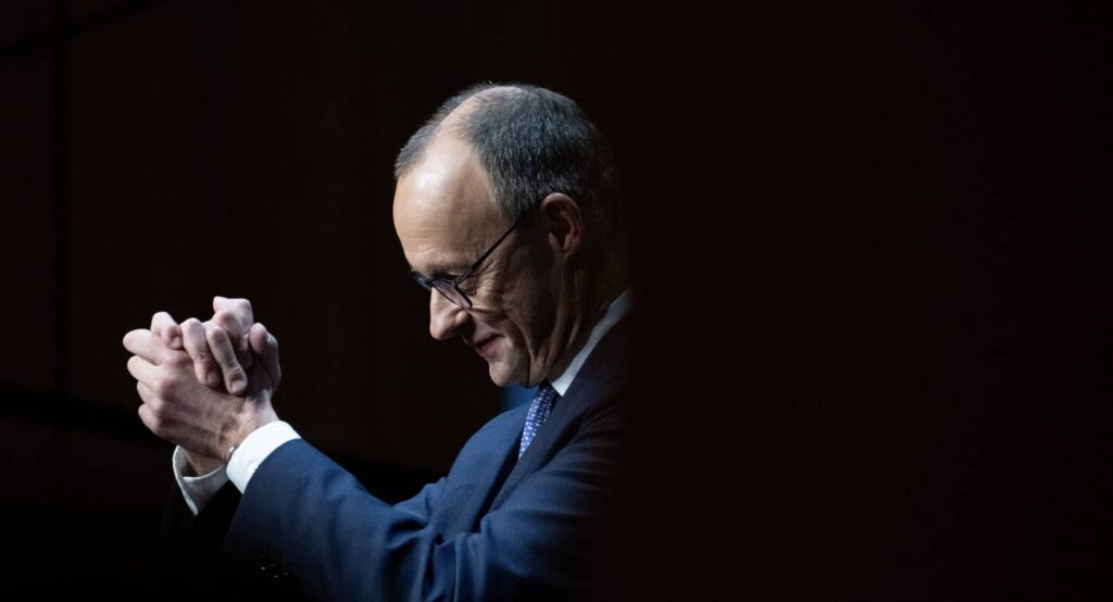 Friedrich Merz. Photo credit: Boris Roessler/dpa via Reuters Connect.