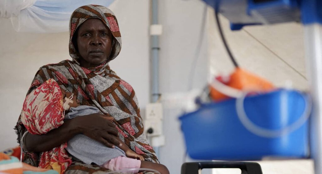 Displaced Sudanese fleeing violence, November 3, 2025. Photo credit: REUTERS/Mohamed Jamal.